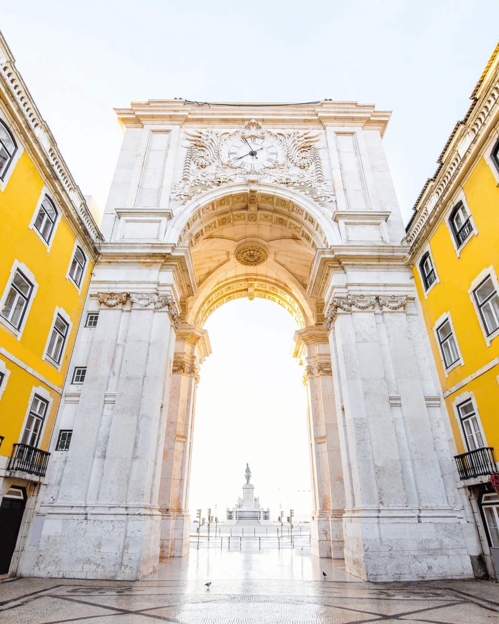 Rua Augusta Arch in Lisbon, Portugal